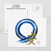 Gouden Kalmte - Enso Briefkaart (Voorkant / Achterkant)