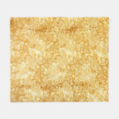 Gouden kanten stof detail, doek. fleece deken (Voorkant (Horizontaal))