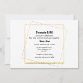 Gouden kapel kelk houten kruis gouden lijst MEISJE Kaart (Achterkant)