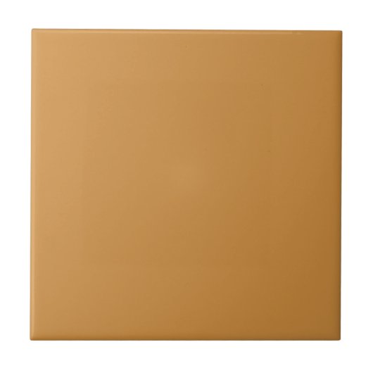 Gouden Karamel Effen Kleur | #CF8E40 Tegeltje (Voorkant)