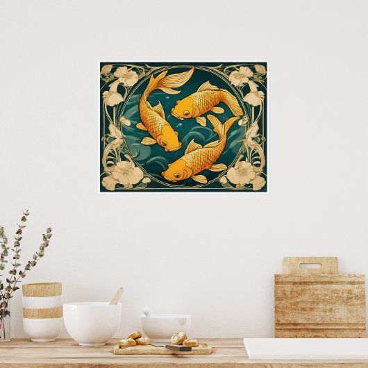 Gouden Karper Archival Print (Keuken)