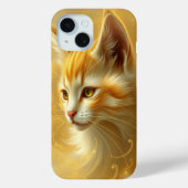 Gouden kat Case-Mate iPhone case (Achterkant)