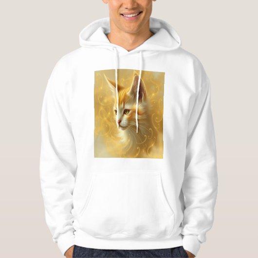Gouden kat hoodie (Voorkant)