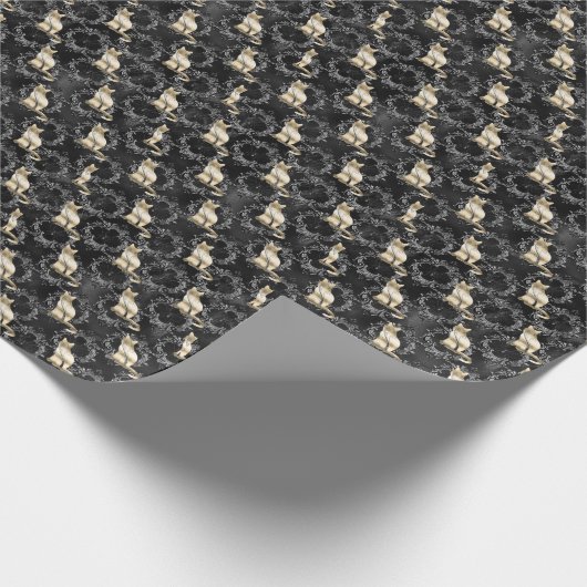 Gouden kat inpakpapier (Hoek)