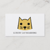 Gouden Kat, Kat Boarding, Cattery Visitekaartje (Voorkant)