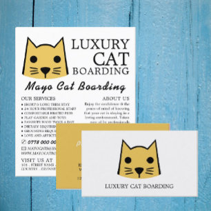 Gouden Kat, Kat Boarding, Cattery Visitekaartje