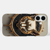 Gouden Kat Luxe portret🐈 Case-Mate iPhone Case (Achterkant (horizontaal))