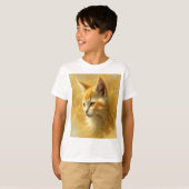 Gouden kat t-shirt (Voorkant volledig)