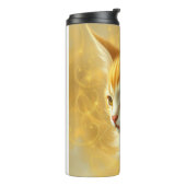 Gouden kat thermosbeker (Gedraaid links)