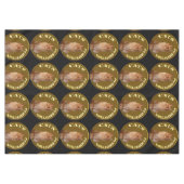 Gouden kattenmunten met gemberkat, tafelkleed (Voorkant (Horizontaal))