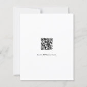 Gouden kegel QR bedrijf Christmas Party uitnodigin (Achterkant)