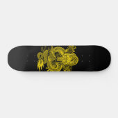 Gouden Keizer Draak Eén Element Pro Park Deck Persoonlijk Skateboard (Horizontaal)