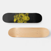 Gouden Keizer Draak Eén Element Pro Park Deck Persoonlijk Skateboard (Horizontaal)