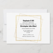 Gouden kelk houten kruis satijn boog blauw bloemen kaart (Achterkant)