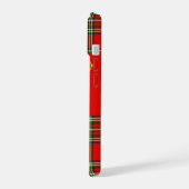 GOUDEN KELTISCHE HART,RUBY, ROOD GROENE SCHOTSE TA iPhone 15 CASE (Linkerkant)