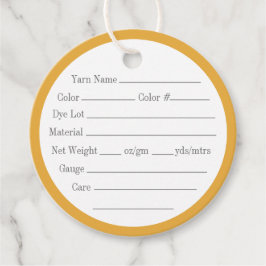 GOUDEN KELTISCHE KNOOP 2" Ronde garen Labels
