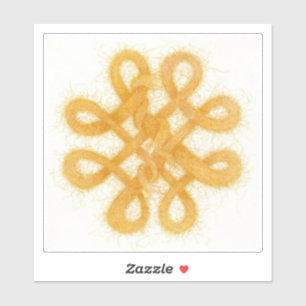 GOUDEN KELTISCHE KNOOP 6" Vinyl Sticker