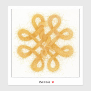 GOUDEN KELTISCHE KNOOP 8" Vinyl Sticker