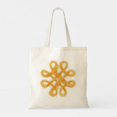 GOUDEN KELTISCHE KNOOP CANVAS TAS (Achterkant)