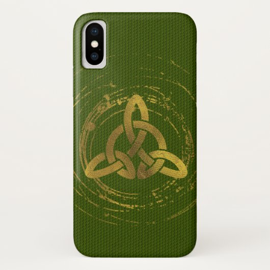 Gouden Keltische Knoop Case-Mate iPhone Case (Achterkant)