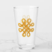 GOUDEN KELTISCHE KNOOP Drink Glas (Achterkant)