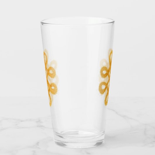 GOUDEN KELTISCHE KNOOP Drink Glas (Rechts)