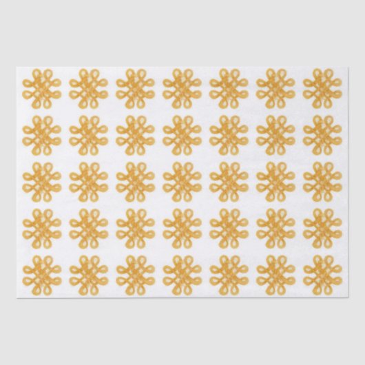 GOUDEN KELTISCHE KNOOP tissuepapier (Voorkant)