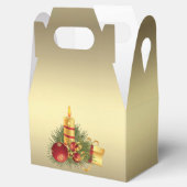 Gouden kerst bedankdoosjes (Geopend)