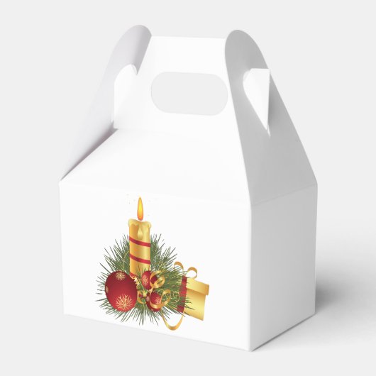 Gouden kerst bedankdoosjes (Achterkant)