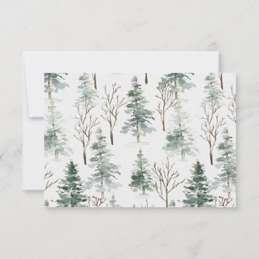 Gouden Kerst Bloemen Dank u kaart (Achterkant)