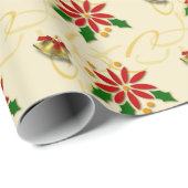 Gouden kerst cadeaupapier (Rol Hoek)