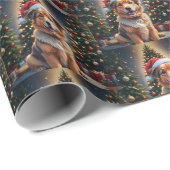 Gouden kerst cadeaupapier (Rol Hoek)