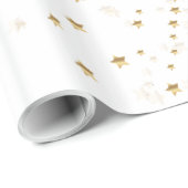 Gouden kerst cadeaupapier (Rol Hoek)