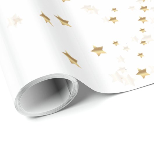 Gouden kerst cadeaupapier (Rol Hoek)