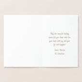 Gouden Kerst Decoratie Ballen Niet-Foto Folie Kaarten (Binnen)