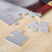 Gouden Kerst en Kat Legpuzzel (Zijkant)