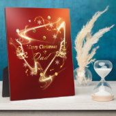 gouden kerst fotoplaat (Zijkant)