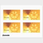 Gouden Kerst Gift Label Stickers Sneeuwvlok Ontwer (Vel)