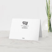 Gouden kerst kaart (Achterkant)