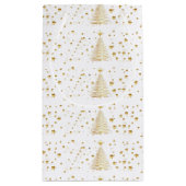 Gouden kerst klein cadeauzakje (Achterkant)