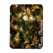 Gouden kerst magneet (Verticaal)