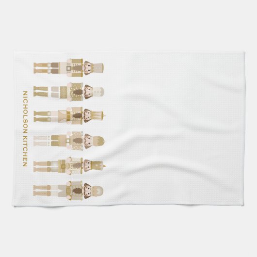 GOUDEN KERST NOTENKRAKERS THEEDOEK (Horizontaal)