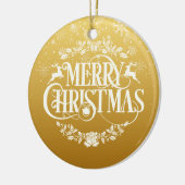 Gouden Kerst Oma Grootmoeder Definitie Keramisch Ornament (Links)