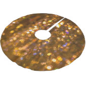 Gouden Kerst: Onscherp Abstracte achtergrond Kerstboom Rok (Gekanteld)