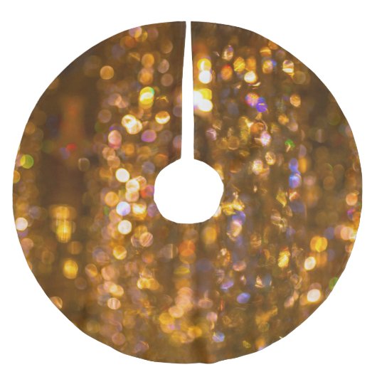 Gouden Kerst: Onscherp Abstracte achtergrond Kerstboom Rok (Voorkant)