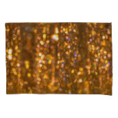 Gouden Kerst: Onscherp Abstracte achtergrond Kussensloop (Voorkant)