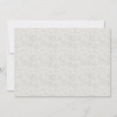 Gouden Kerst Ornamenten Vakantie Uitnodiging (Achterkant)