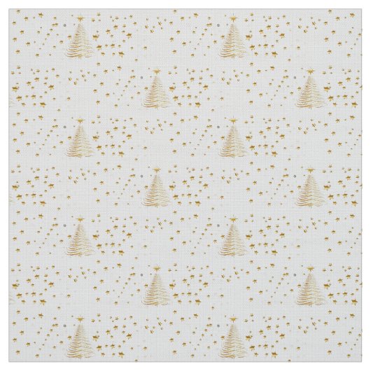 Gouden kerst stof (Swatch)
