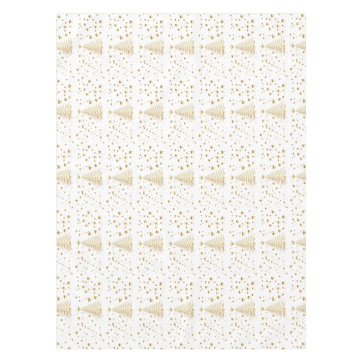 Gouden kerst tafelkleed (Voorkant)