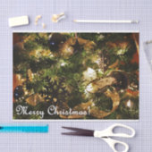 Gouden kerst tissuepapier (Craft)